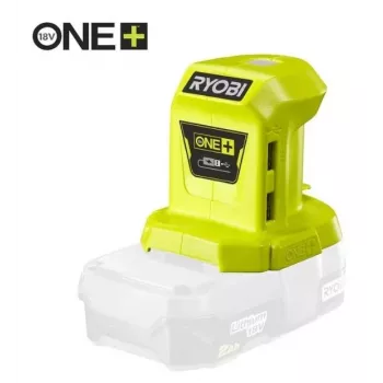 RYOBI 18V ONE+ USB Power Source (2-Port USB-A, 2.1A) - R18USB-0