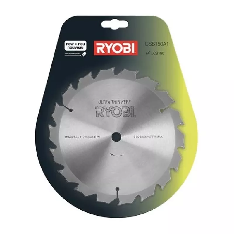 Ryobi CSB150A1 150mm TCT Circular Saw Blade 18T