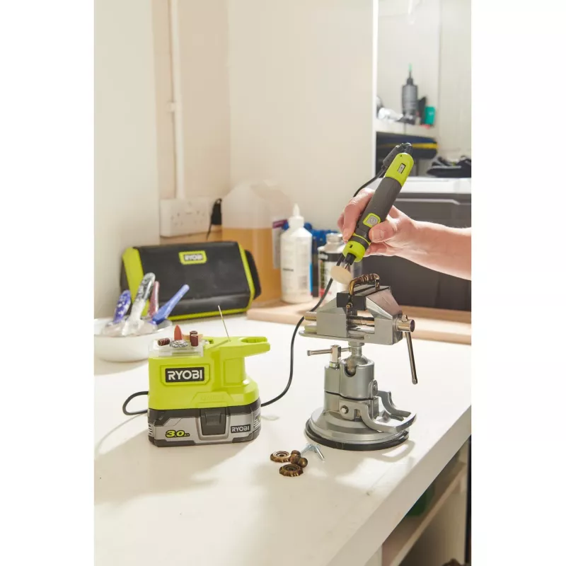 RYOBI ONE+ 18V Cordless Rotary Tool RRT18-0 with 15 Accessories