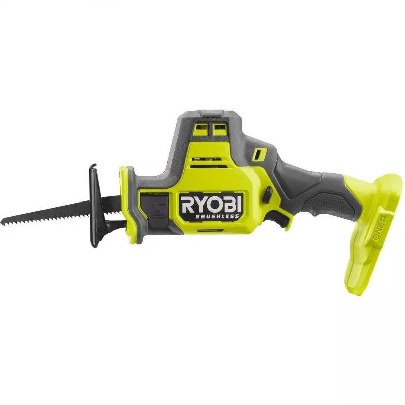 RYOBI ONE+ Brushless Reciprocating Saw RRS18CBL-0, 18V (Green/Black, Bare Tool)