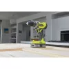 RYOBI ONE+ Cordless Percussion Drill Driver R18PD5-220S, 18V (Green/Black, 2x 2.0Ah Li-Ion Batteries)