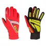 Sabelt G34 Sim Racing Gloves, Touch-Screen Compatible, Silicone Palm, 224-230mm Circumference - Red, M