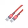 Sacon 442605,200 Cat6 S/FTP Network Patch Cable, 2 m, Red, LSZH, RJ45, 1 Gbit/s