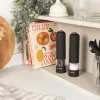 Salter 7524 BKXRUP3 Soft-Touch Electric Mill Set, Matte Black