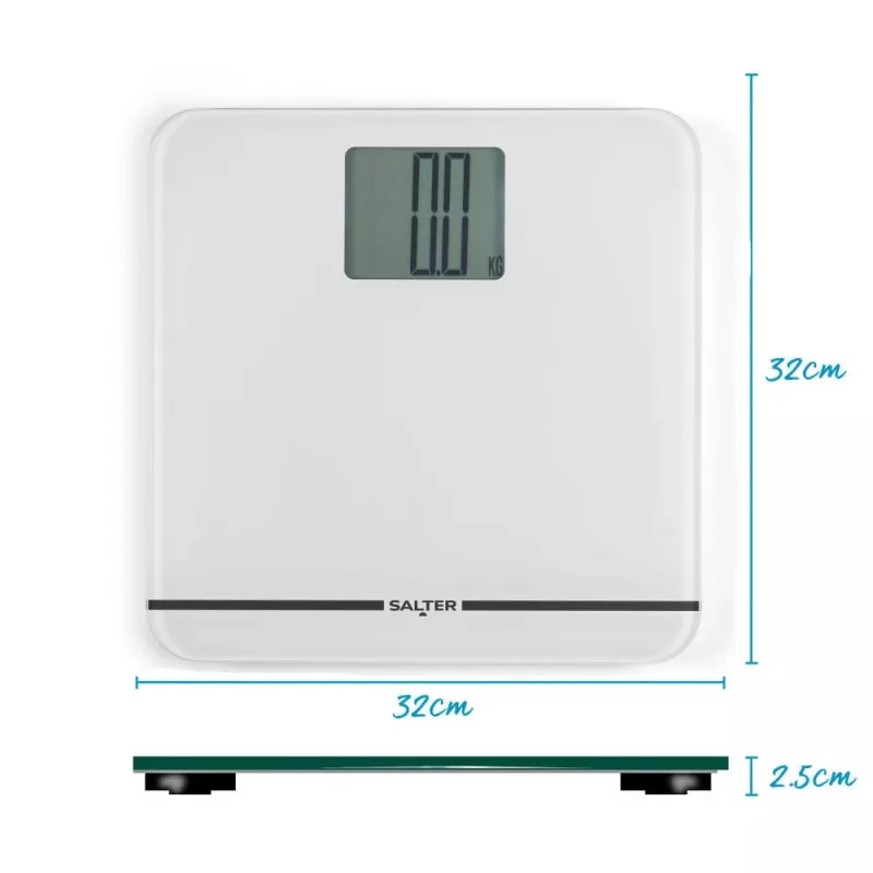Salter 9075 WFEU12 Max Electronic Bathroom Scale, White