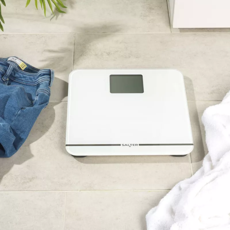 Salter 9075 WFEU12 Max Electronic Bathroom Scale, White