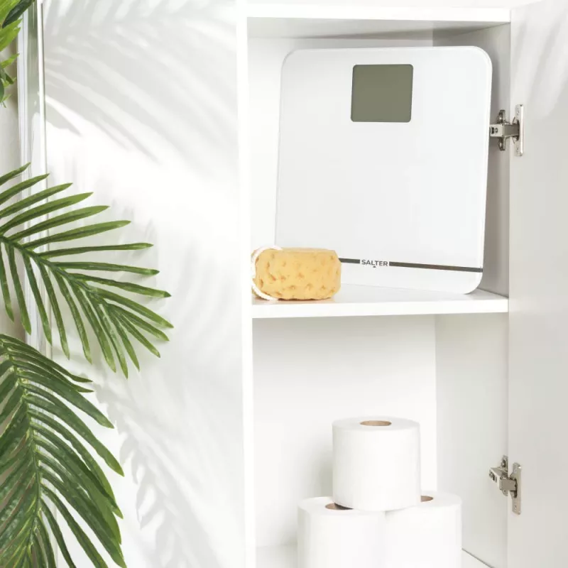 Salter 9075 WFEU12 Max Electronic Bathroom Scale, White