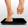 Salter 9204 BFEU12 Phantom Electronic Kitchen Scale, Black, 5 kg Capacity, 1 g Increments, LCD Display, Toughened Glass Platform