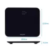 Salter 9204 BFEU12 Phantom Electronic Kitchen Scale, Black, 5 kg Capacity, 1 g Increments, LCD Display, Toughened Glass Platform