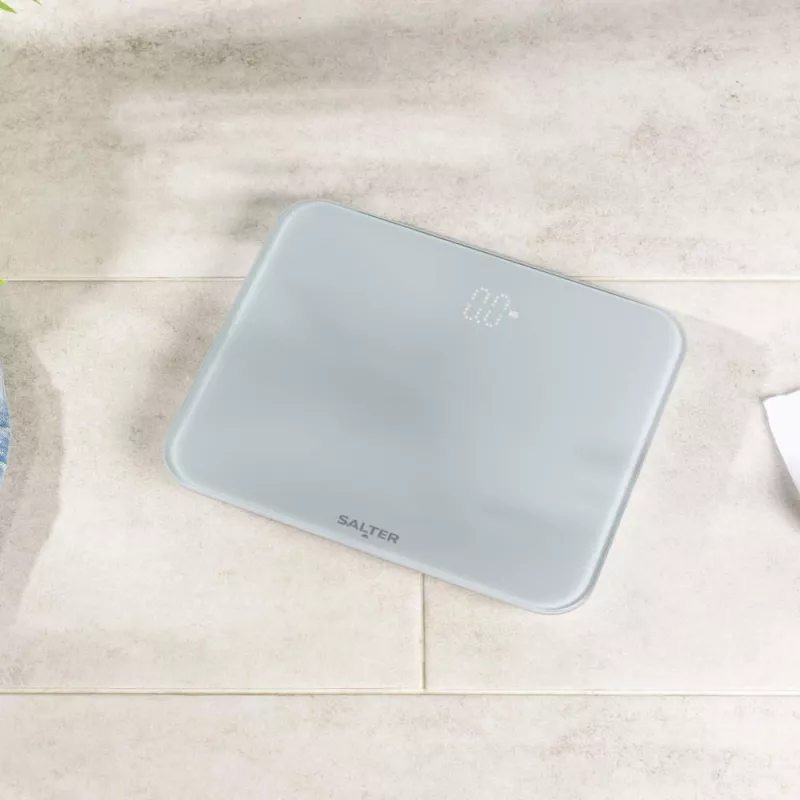 Salter 9204 GFEU12 Shadow Digital Bathroom Scale, Grey
