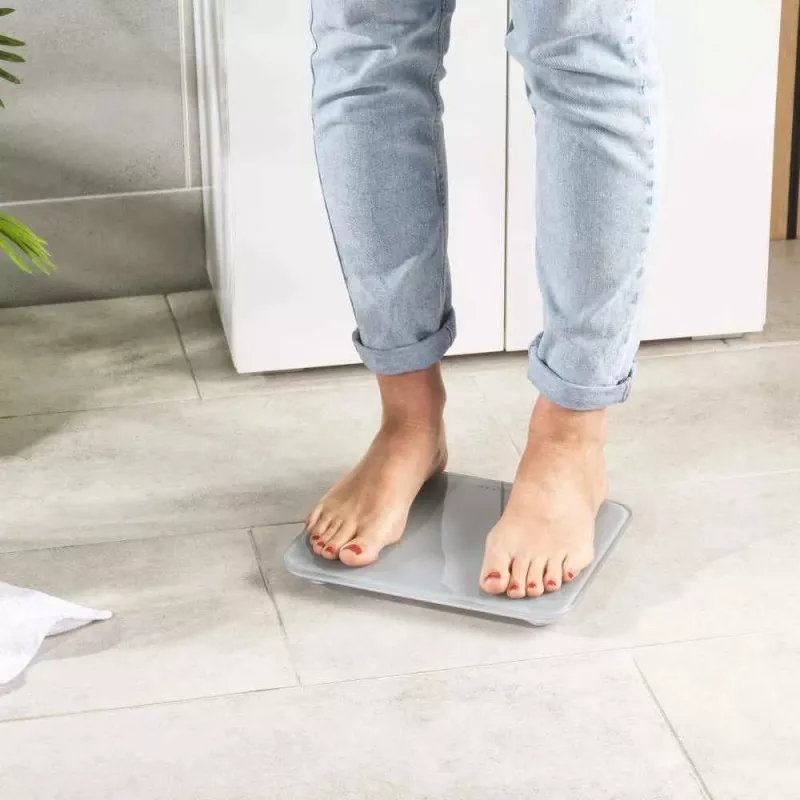 Salter 9204 GFEU12 Shadow Digital Bathroom Scale, Grey