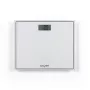 Salter 9207 WHCFEU12 Compact Glass Electronic Bathroom Scale, White