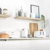 Salter Boston 4-Piece Countertop Bathroom Accessory Set, Ice White