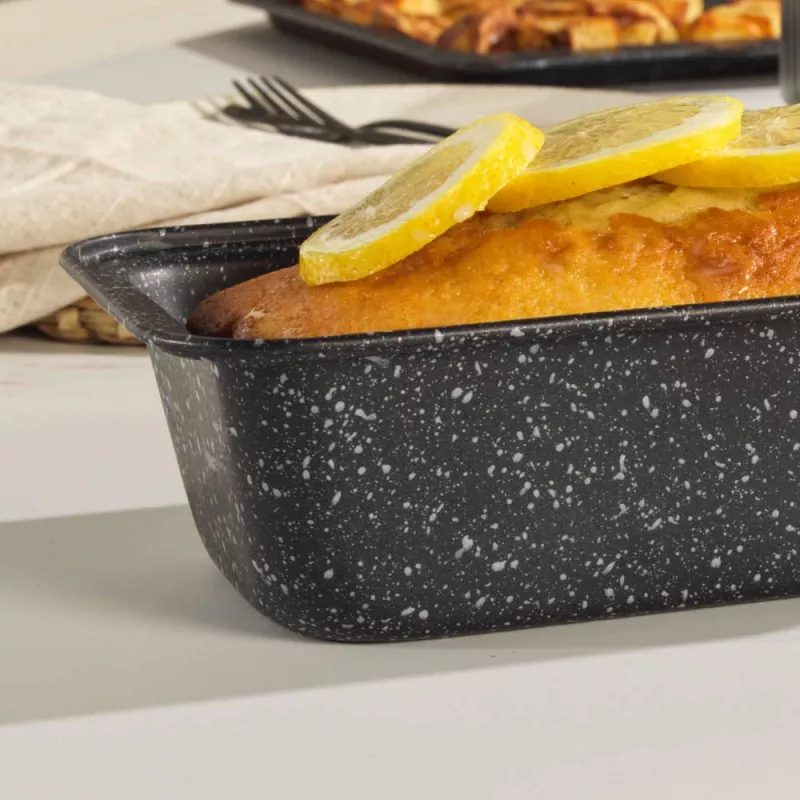 Salter BW070371EU7 Marblestone 27cm Loaf Pan, Silver