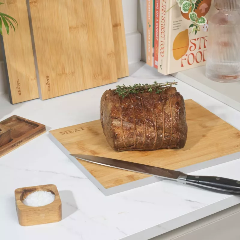 Salter BW072812EU7 3 Piece Bamboo Chopping Board Set