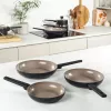 Salter BW12871EU7 Ceramic 24cm Fry Pan - Charcoal Grey, Induction Compatible, Non-Stick