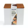 Salter BW128991W Toronto Bread Bin, White/Wooden