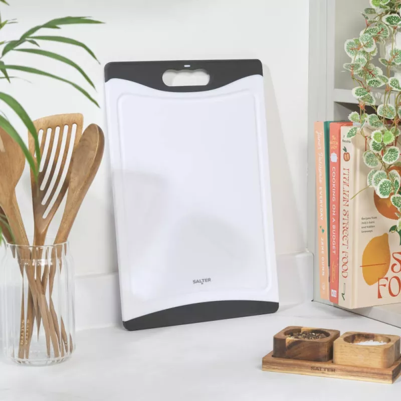 Salter BW13903EU7 Double-Sided Chopping Board - Natural Bamboo