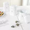 Salter BW14043EU7 Boston 3-Piece Canister Set, White