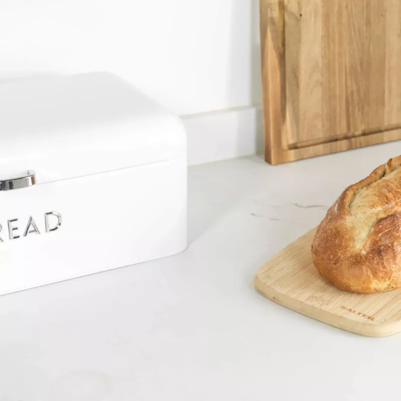 Salter BW14044EU7 Boston Bread Bin, Ice White