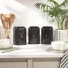 Salter BW14045B Boston 4-Piece Countertop Set, Black