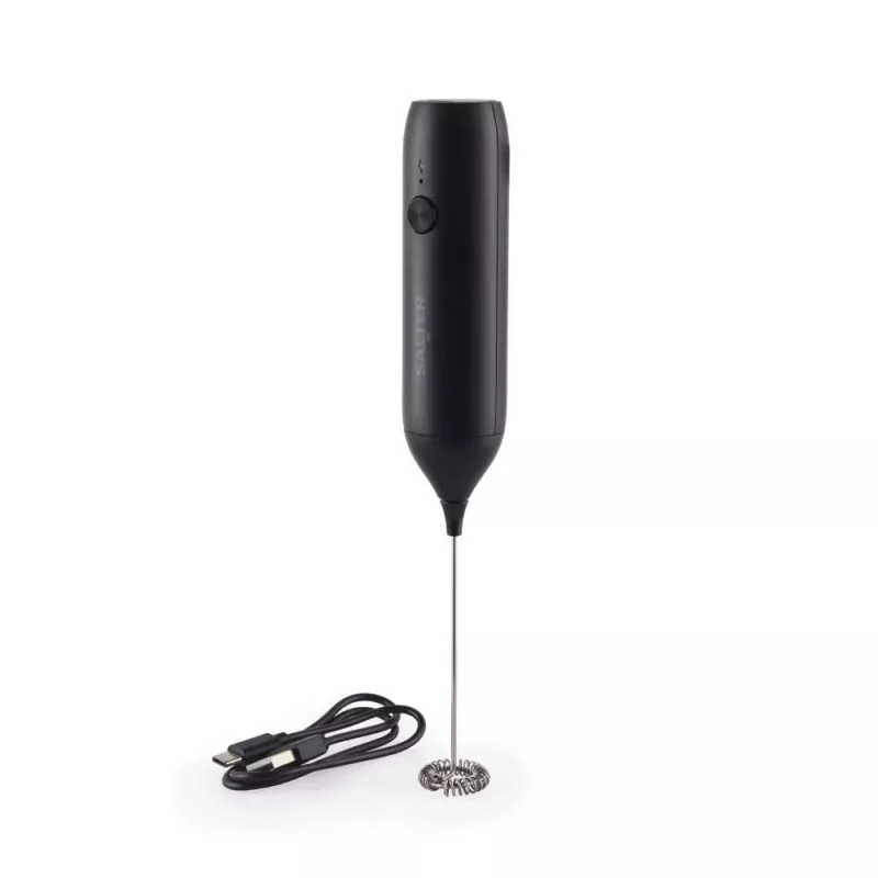 Salter BW14234 Rechargeable Milk Frother, Black