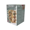 Salter BW14238 Bamboo Rotating Spice Rack with 16 Glass Jars