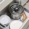 Salter BW14354 Stack-In Stainless Steel 3 Piece (16/22/24 cm) Stockpot Set