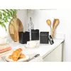 Salter BW14370 Alchemy 3-Piece Canister Set, Black