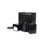 Salter BW14372 Alchemy 4-Piece Countertop Set, Black
