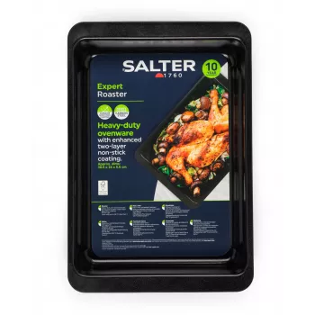 Salter BW14525 Expert Roaster - Black, 40 cm, Carbon Steel, Non-stick