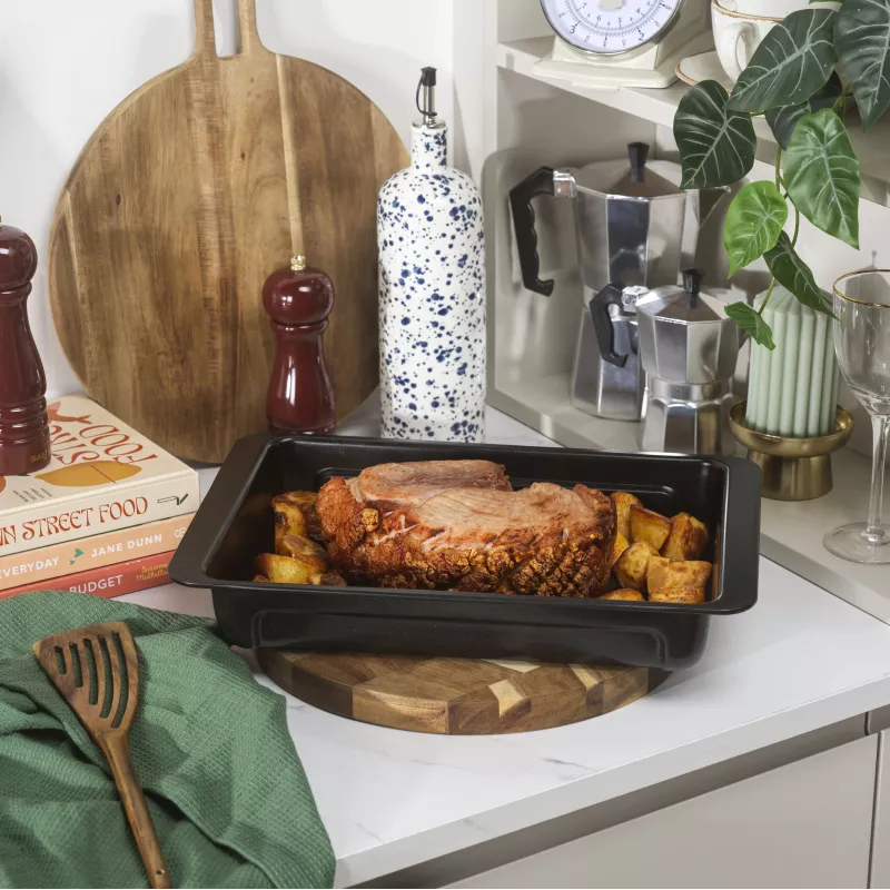 Salter BW14525 Expert Roaster - Black, 40 cm, Carbon Steel, Non-stick