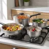 Salter BW14629 Expert 5 Piece Pan Set - Forged Aluminium, Non-Stick, Induction Compatible, Black
