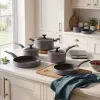 Salter BW14718 Alto 16cm Saucepan - Forged Aluminium, PFOA-Free Non-Stick, Induction Compatible, Black