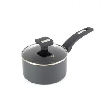 Salter BW14718 Alto 16cm Saucepan - Forged Aluminium, PFOA-Free Non-Stick, Induction Compatible, Black