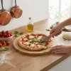 Salter BW14821 Toronto 12 inch Pizza Board & Cutter Set - Acacia Wood, Stainless Steel Rocker Cutter, Gift Box