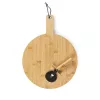 Salter BW14821 Toronto 12 inch Pizza Board & Cutter Set - Acacia Wood, Stainless Steel Rocker Cutter, Gift Box