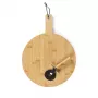 Salter BW14821 Toronto 12 inch Pizza Board & Cutter Set - Acacia Wood, Stainless Steel Rocker Cutter, Gift Box