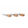 Salter BW14823 Bamboo Cheese Board with 3-Piece Knife Set