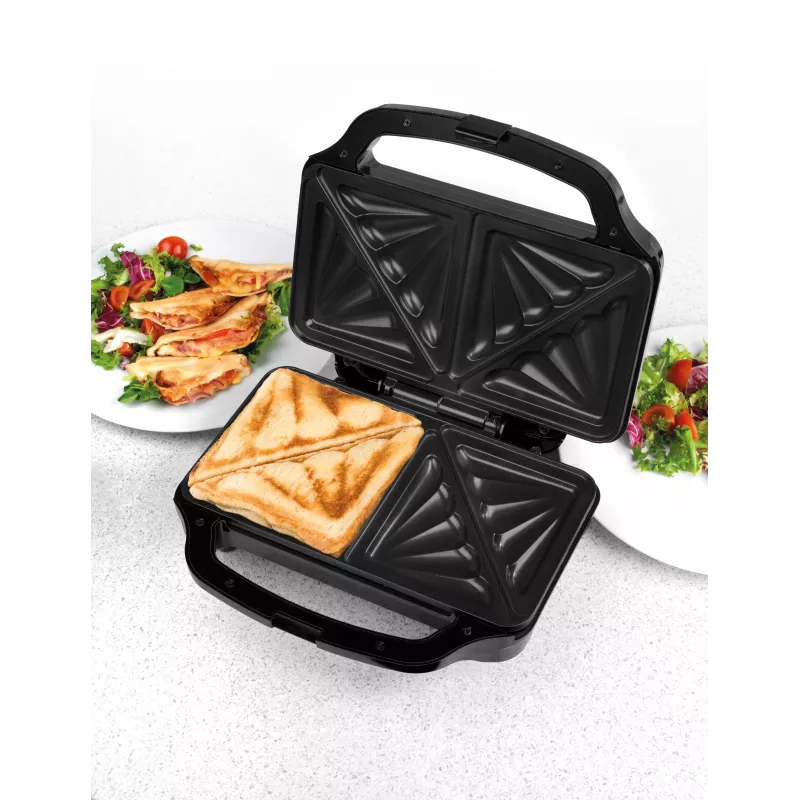 Salter EK2017TFVDE Deep Fill Sandwich Maker 900W Black/Silver