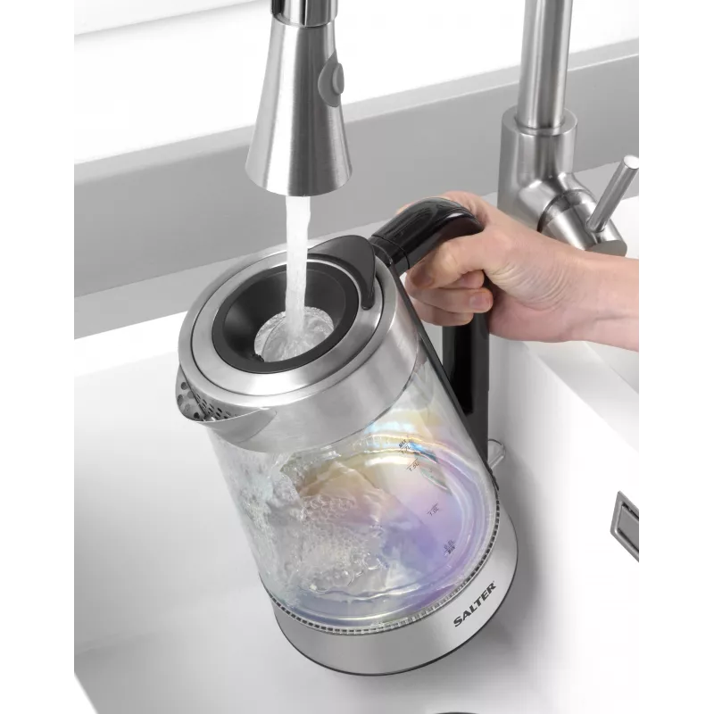 Salter EK5078IRFVDE Iridescent Glass Kettle 1.7L 3000W