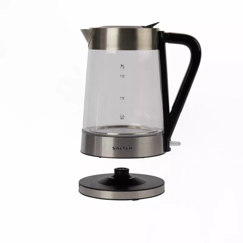 Salter EK5078SSFVDE Colour Changing Glass Kettle 1.7L 3000W
