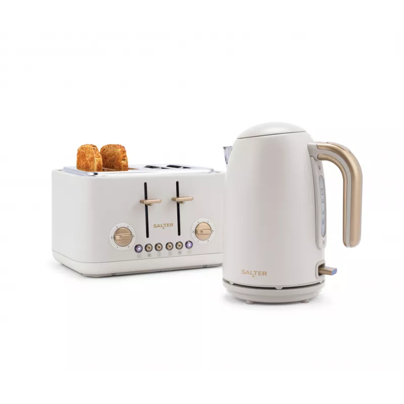 Salter EK5823OBVDE Pebble 4-Slice Toaster - Obsidian Black