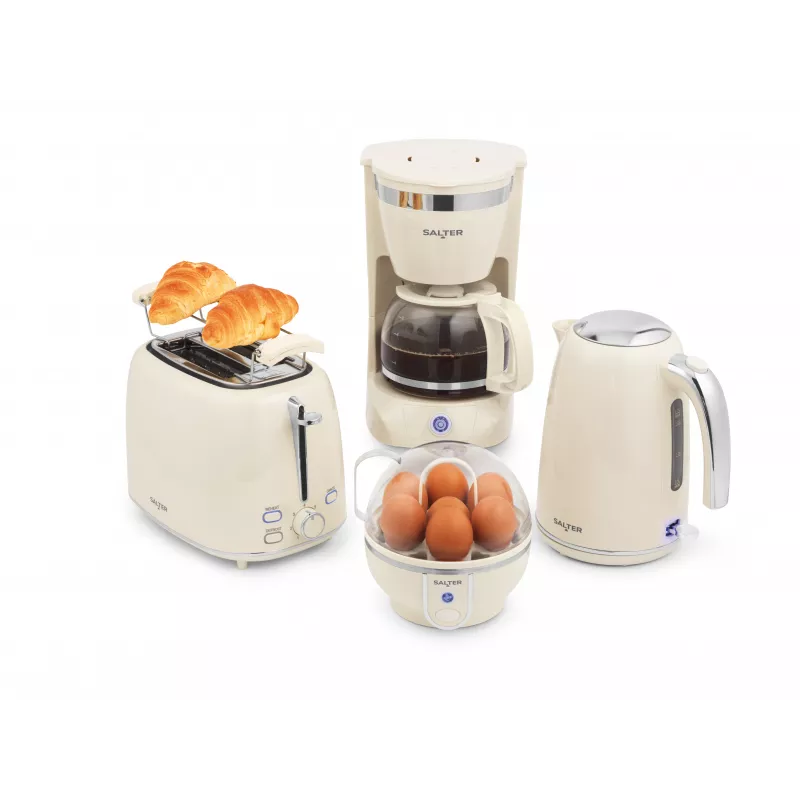 Salter EK6695CRMVDE Retro Filter Coffee Machine 1.25L 900W Cream