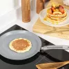 Salter Marblestone 25cm Pancake Pan - Ultra Non-Stick, Induction Compatible, Grey