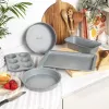 Salter Marblestone 37cm Baking Tray - Non-Stick Carbon Steel, Grey Marblestone Effect