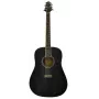 Samick D-4 TBK Acoustic Guitar - Dreadnought, Spruce Top, Trans Black
