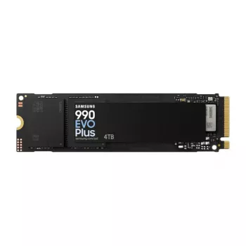 Samsung 990 EVO Plus 4TB M.2 PCIe 4.0 NVMe SSD, 7150 MB/s Read, 6900 MB/s Write, 1.35M IOPS, Black