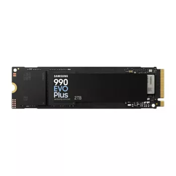Samsung 990 EVO Plus SSD, 2 TB, M.2, PCIe 4.0, 7150 MB/s, 1350000 IOPS, Black