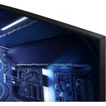 Samsung C34G55TWWP 34-Inch Curved WQHD Monitor, 165Hz, 1ms, VA Panel, AMD FreeSync Premium